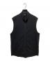 COMOLI（コモリ）の古着「シルクネップジャージベスト」｜ブラック