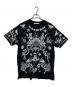 GIVENCHY（ジバンシィ）の古着「総柄プリントTシャツ」｜ブラック