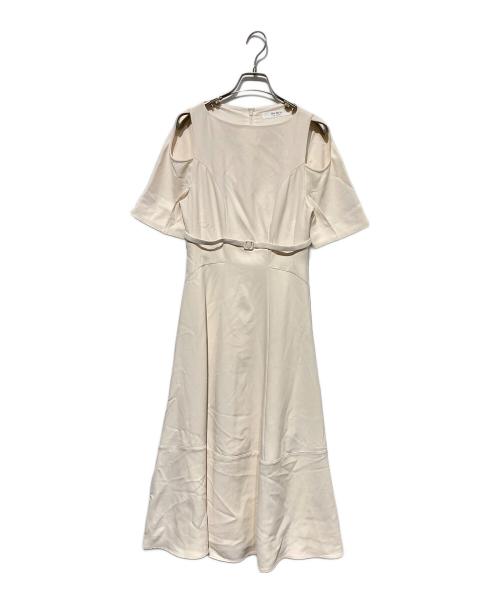 HER LIP TO（ハーリップトゥ）HER LIP TO (ハーリップトゥ) Adelaide Slit Sleeve Belted Dress/アデレイドスリットスリーブベルテッドドレス ホワイト サイズ:Sの古着・服飾アイテム