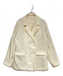 ENOF（イナフ）の古着「twill slit jacket」｜ホワイト