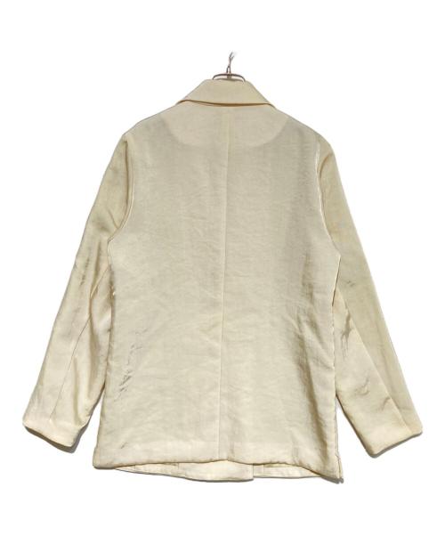 ENOF（イナフ）enof (イナフ) twill slit jacket ホワイト サイズ:Lの古着・服飾アイテム