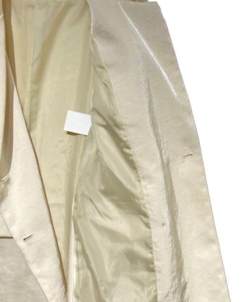 ENOF（イナフ）enof (イナフ) twill slit jacket ホワイト サイズ:Lの古着・服飾アイテム