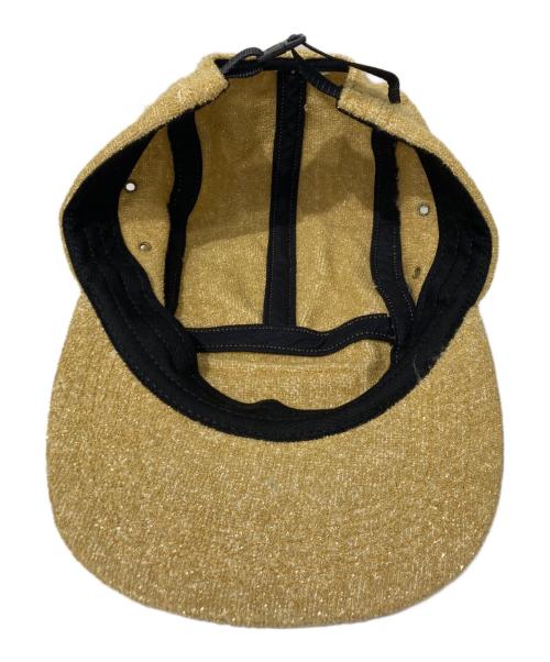 SUPREME（シュプリーム）SUPREME (シュプリーム) GLITTER Terry Camp Cap ゴールドの古着・服飾アイテム