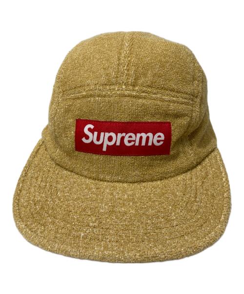 SUPREME（シュプリーム）SUPREME (シュプリーム) GLITTER Terry Camp Cap ゴールドの古着・服飾アイテム