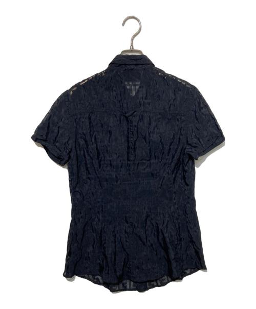 FENDI（フェンディ）FENDI (フェンディ) ズッカ柄シアーシャツ ブラック サイズ:36の古着・服飾アイテム