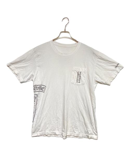 CHROME HEARTS（クロムハーツ）CHROME HEARTS (クロムハーツ) LOGO POCKE TEE ホワイト サイズ:Lの古着・服飾アイテム