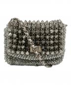 ANTEPRIMAアンテプリマ）の古着「ボルキエッテ 小ワイヤーショルダーバッグ」｜シルバー