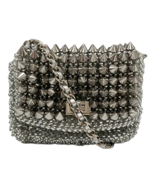 ANTEPRIMA（アンテプリマ）ANTEPRIMA (アンテプリマ) ボルキエッテ 小ワイヤーショルダーバッグ シルバーの古着・服飾アイテム