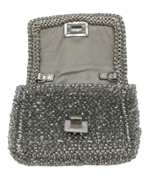 ANTEPRIMA（アンテプリマ）ANTEPRIMA (アンテプリマ) ボルキエッテ 小ワイヤーショルダーバッグ シルバーの古着・服飾アイテム