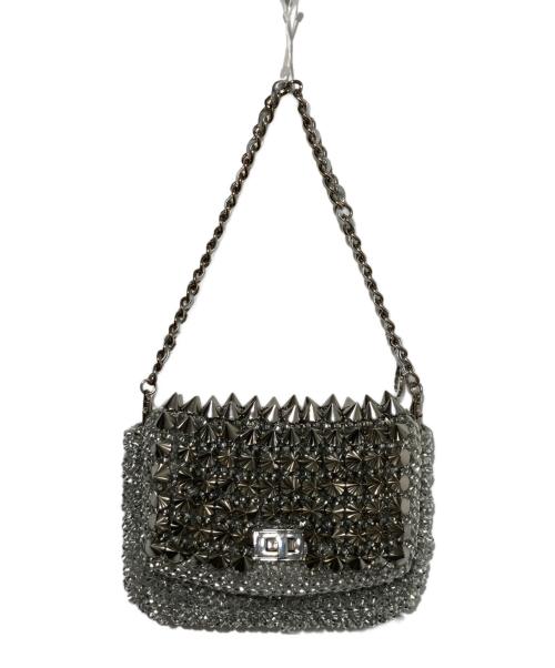 ANTEPRIMA（アンテプリマ）ANTEPRIMA (アンテプリマ) ボルキエッテ 小ワイヤーショルダーバッグ シルバーの古着・服飾アイテム