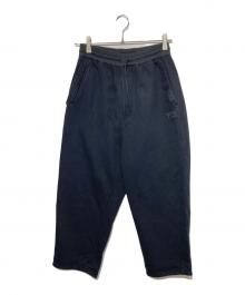 Y-3（ワイスリー）の古着「CLASSIC TERRY CROPPED PANTS」｜ブラック