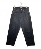 goldゴールド）の古着「14oz. SELVEDGE DENIM 5POCKET PANTS」｜ブラック