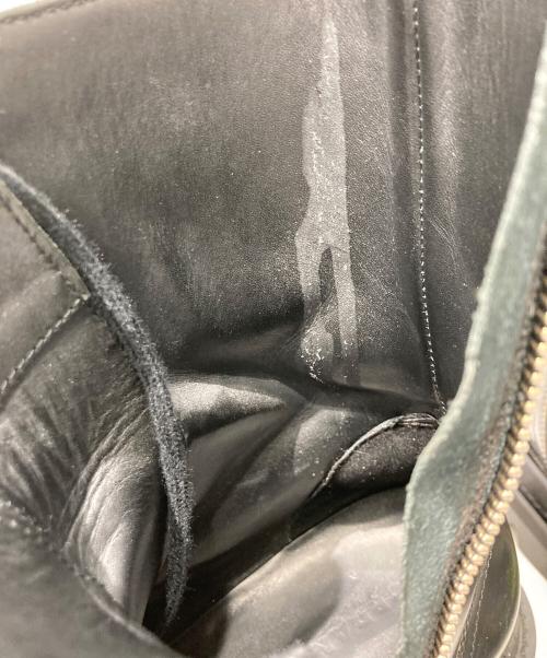 JORDANLUCA（ジョーダンルカ）JORDANLUCA (ジョーダンルカ) レースアップブーツ ブラック×イエロー サイズ:41の古着・服飾アイテム