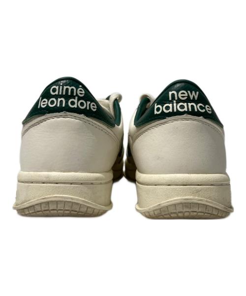 NEW BALANCE（ニューバランス）NEW BALANCE (ニューバランス) Aime Leon Dore (エメ レオン ドレ) CT500AC1 グリーン×ホワイト サイズ:26.5の古着・服飾アイテム