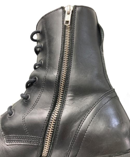 JORDANLUCA（ジョーダンルカ）JORDANLUCA (ジョーダンルカ) レースアップブーツ ブラック サイズ:41の古着・服飾アイテム