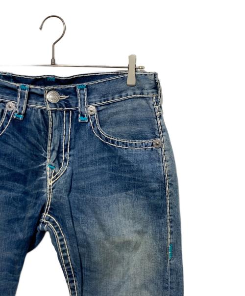 TRUE RELIGION（トゥルー レリジョン）TRUE RELIGION (トゥルー レリジョン) Ricky Super Tデニムパンツ ブルー サイズ:W31の古着・服飾アイテム