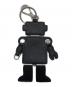 PRADA (プラダ) ロボットチャーム ネイビー×ホワイト：10000円