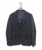 EMPORIO ARMANIエンポリオアルマーニ）の古着「2Bジャケット」｜ネイビー×グレー