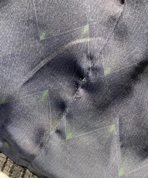 EMPORIO ARMANI（エンポリオアルマーニ）EMPORIO ARMANI (エンポリオアルマーニ) 2Bジャケット ネイビー×グレー サイズ:50の古着・服飾アイテム