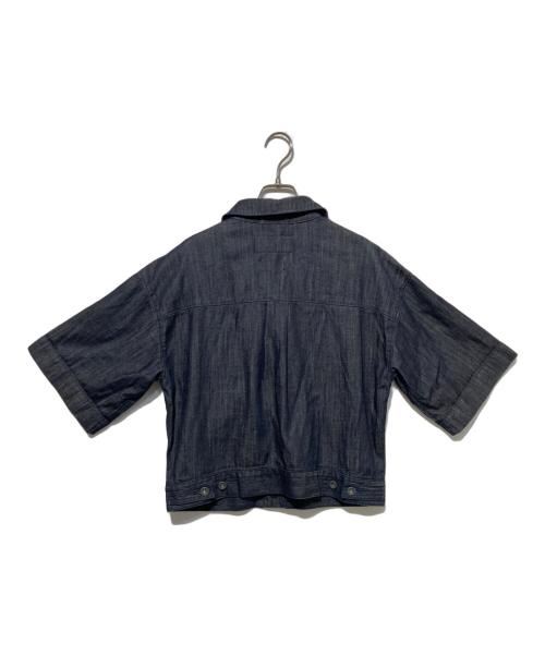 YANUK（ヤヌーク）YANUK (ヤヌーク) LIGHT SHORT JACKET インディゴ サイズ:Freeの古着・服飾アイテム