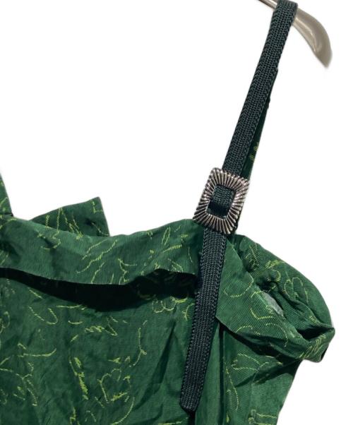 TOGA ARCHIVES（トーガアーカイブス）TOGA ARCHIVES (トーガアーカイブス) INNER PRINT DRESS グリーン サイズ:36の古着・服飾アイテム