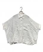 upper hightsアッパーハイツ）の古着「リネンドルマンシャツ」｜ホワイト