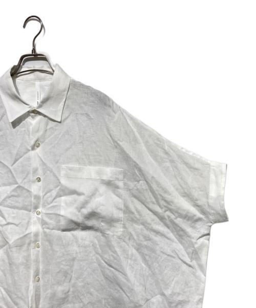 upper hights（アッパーハイツ）upper hights (アッパーハイツ) リネンドルマンシャツ ホワイト サイズ:1の古着・服飾アイテム