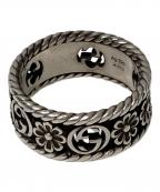 GUCCIグッチ）の古着「インターロッキングG フラワー リング」｜シルバー