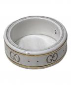 GUCCIグッチ）の古着「アイコンリング GGロゴ」｜ホワイト