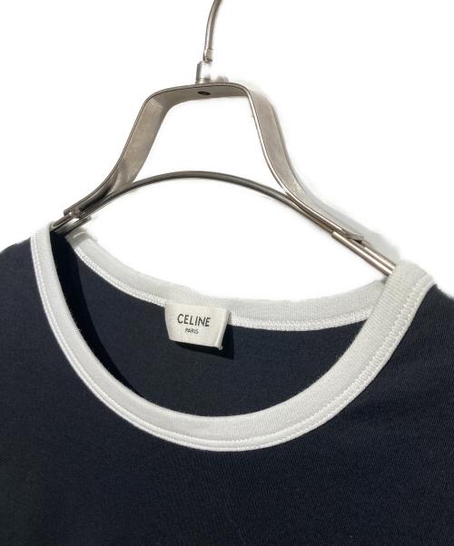 CELINE（セリーヌ）CELINE (セリーヌ) BLASONルーズ半袖Tシャツ ブラック サイズ:Sの古着・服飾アイテム