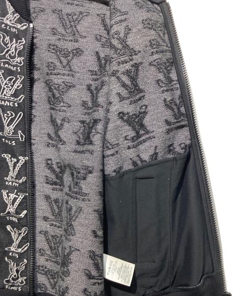 LOUIS VUITTON（ルイ ヴィトン）LOUIS VUITTON (ルイ ヴィトン) LV TREESニットジャケット ブラック サイズ:Sの古着・服飾アイテム