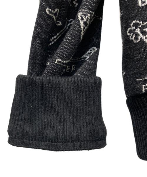 LOUIS VUITTON（ルイ ヴィトン）LOUIS VUITTON (ルイ ヴィトン) LV TREESニットジャケット ブラック サイズ:Sの古着・服飾アイテム