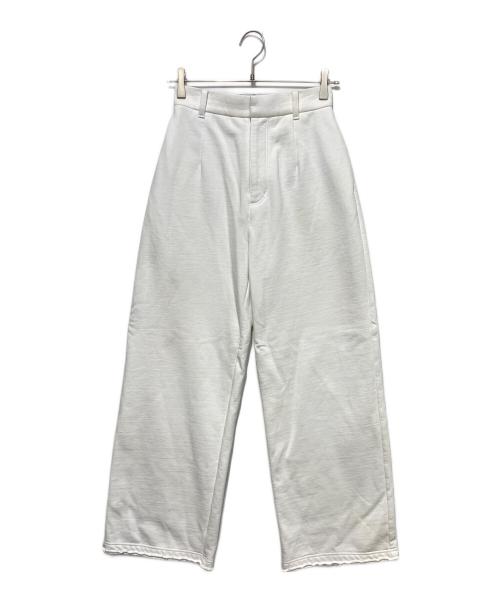 JOSE MOON（ジョゼムーン）JOSE MOON (ジョゼムーン) SWEAT SLACKS PANTS ホワイト サイズ:36の古着・服飾アイテム