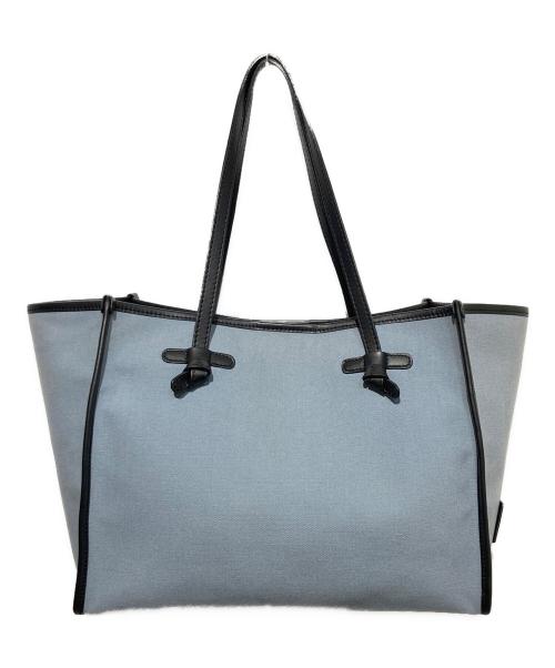 GIANNI CHIARINI（ジャンニ キアリーニ）GIANNI CHIARINI (ジャンニ キアリーニ) MARCELLAトートバッグ ブルーの古着・服飾アイテム