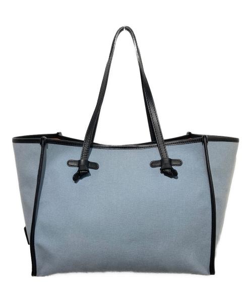 GIANNI CHIARINI（ジャンニ キアリーニ）GIANNI CHIARINI (ジャンニ キアリーニ) MARCELLAトートバッグ ブルーの古着・服飾アイテム