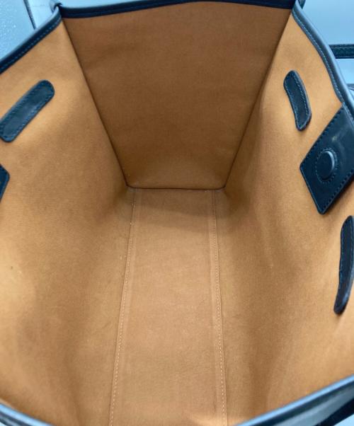 GIANNI CHIARINI（ジャンニ キアリーニ）GIANNI CHIARINI (ジャンニ キアリーニ) MARCELLAトートバッグ ブルーの古着・服飾アイテム