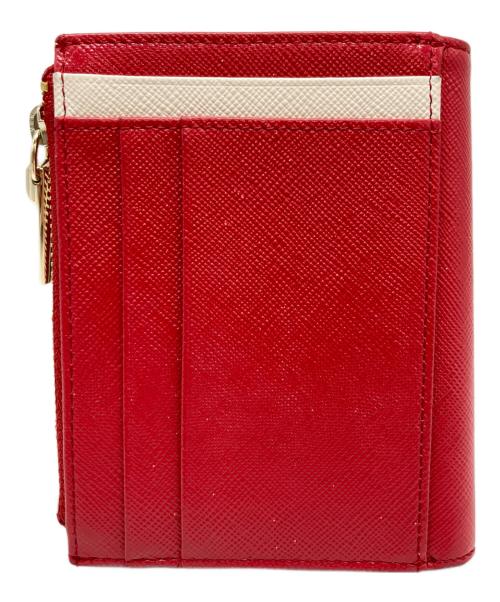 Samantha Thavasa（サマンサタバサ）Samantha Thavasa (サマンサタバサ) 「ミニーマウス」コレクション 折財布 レッドの古着・服飾アイテム