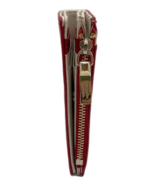 Samantha Thavasa（サマンサタバサ）Samantha Thavasa (サマンサタバサ) 「ミニーマウス」コレクション 折財布 レッドの古着・服飾アイテム