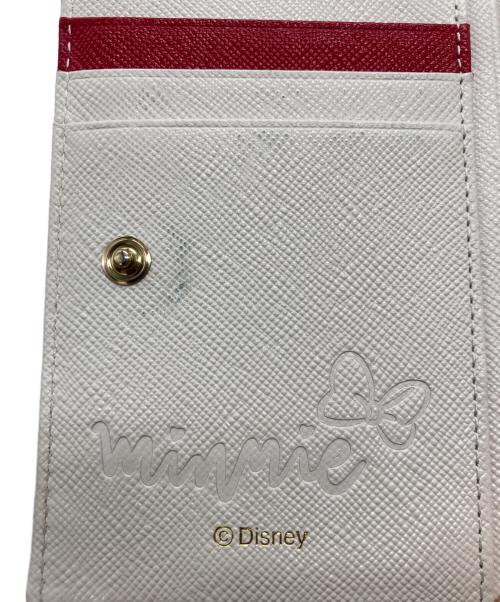 Samantha Thavasa（サマンサタバサ）Samantha Thavasa (サマンサタバサ) 「ミニーマウス」コレクション 折財布 レッドの古着・服飾アイテム