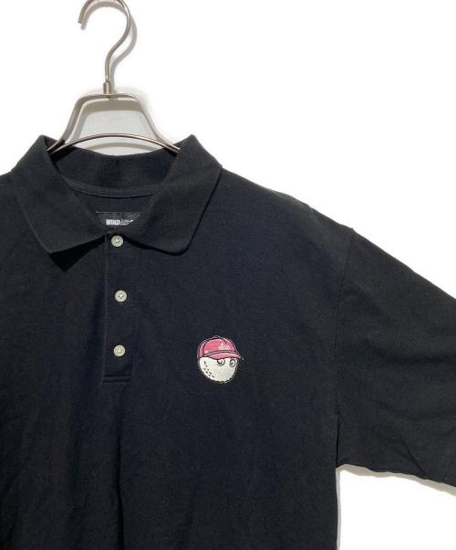 WIND AND SEA（ウィンダンシー）WIND AND SEA (ウィンダンシー) ポロシャツ ブラック サイズ:Lの古着・服飾アイテム