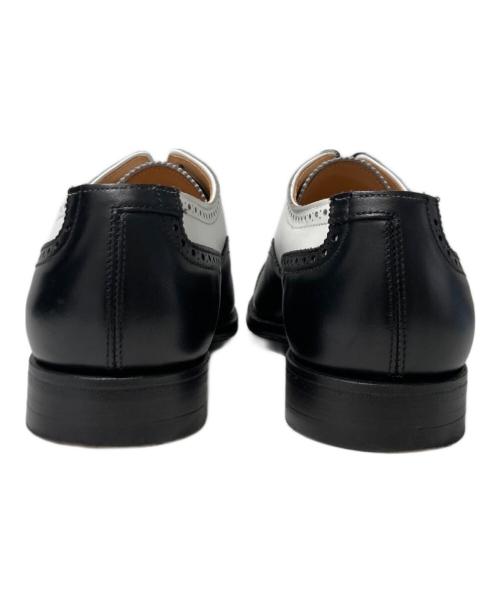 Crockett & Jones（クロケット＆ジョーンズ）Crockett & Jones (クロケット＆ジョーンズ) WELBECK2メダリオンシューズ ホワイト×ブラック サイズ:6Eの古着・服飾アイテム