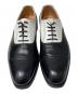 中古・古着 Crockett & Jones (クロケット＆ジョーンズ) WELBECK2メダリオンシューズ ホワイト×ブラック サイズ:6E：33000円