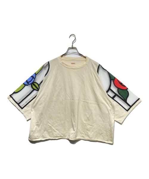 KAPITAL（キャピタル）KAPITAL (キャピタル) オーバーサイズTシャツ ベージュ サイズ:1の古着・服飾アイテム