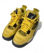 NIKEナイキ）の古着「AIR JORDAN 4 RETRO」｜イエロー