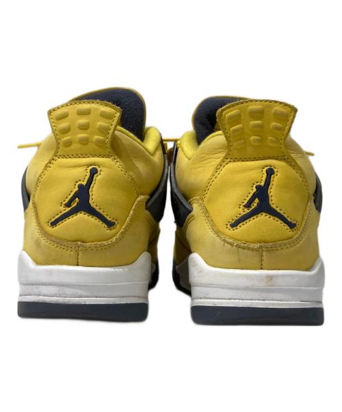 NIKE（ナイキ）NIKE (ナイキ) AIR JORDAN 4 RETRO イエロー サイズ:25.5の古着・服飾アイテム