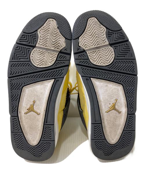NIKE（ナイキ）NIKE (ナイキ) AIR JORDAN 4 RETRO イエロー サイズ:25.5の古着・服飾アイテム