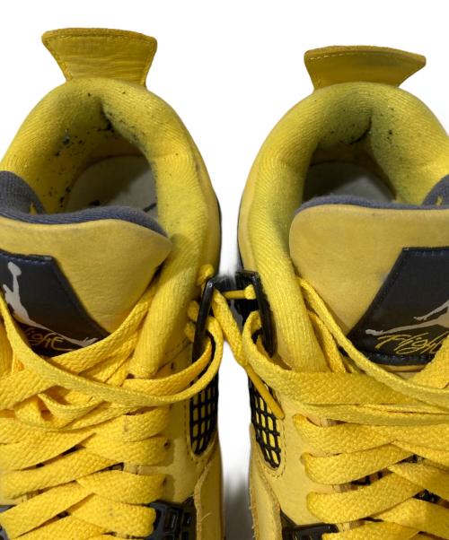 NIKE（ナイキ）NIKE (ナイキ) AIR JORDAN 4 RETRO イエロー サイズ:25.5の古着・服飾アイテム