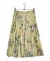 RED VALENTINO (レッドヴァレンティノ) フローラルプリーツスカート イエロー サイズ:36：12000円