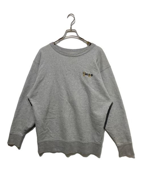 THIRD MAGAZINE（サードマガジン）THIRD MAGAZINE (サードマガジン) Tiger ロゴスウェット グレー サイズ:　の古着・服飾アイテム