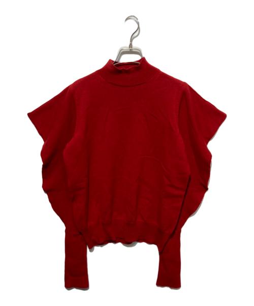 AKIRA NAKA（アキラナカ）AKIRA NAKA (アキラナカ) ハイネックニット レッド サイズ:Freeの古着・服飾アイテム